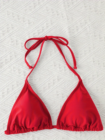 2026 New Women's Bikini Set - High-Stretch Two-Piece Swimsuit, Trending Sculpting Beachwear for Summer Vacation & Poolside Style