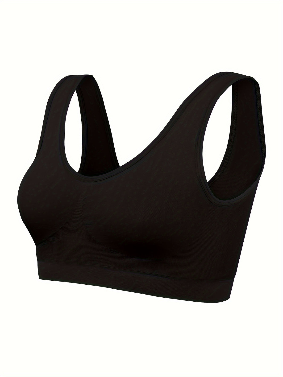 2026 New 3-Pack Women's Seamless Comfort Sports Bras - Ultra-Thin Single-Layer Unpadded Bralettes