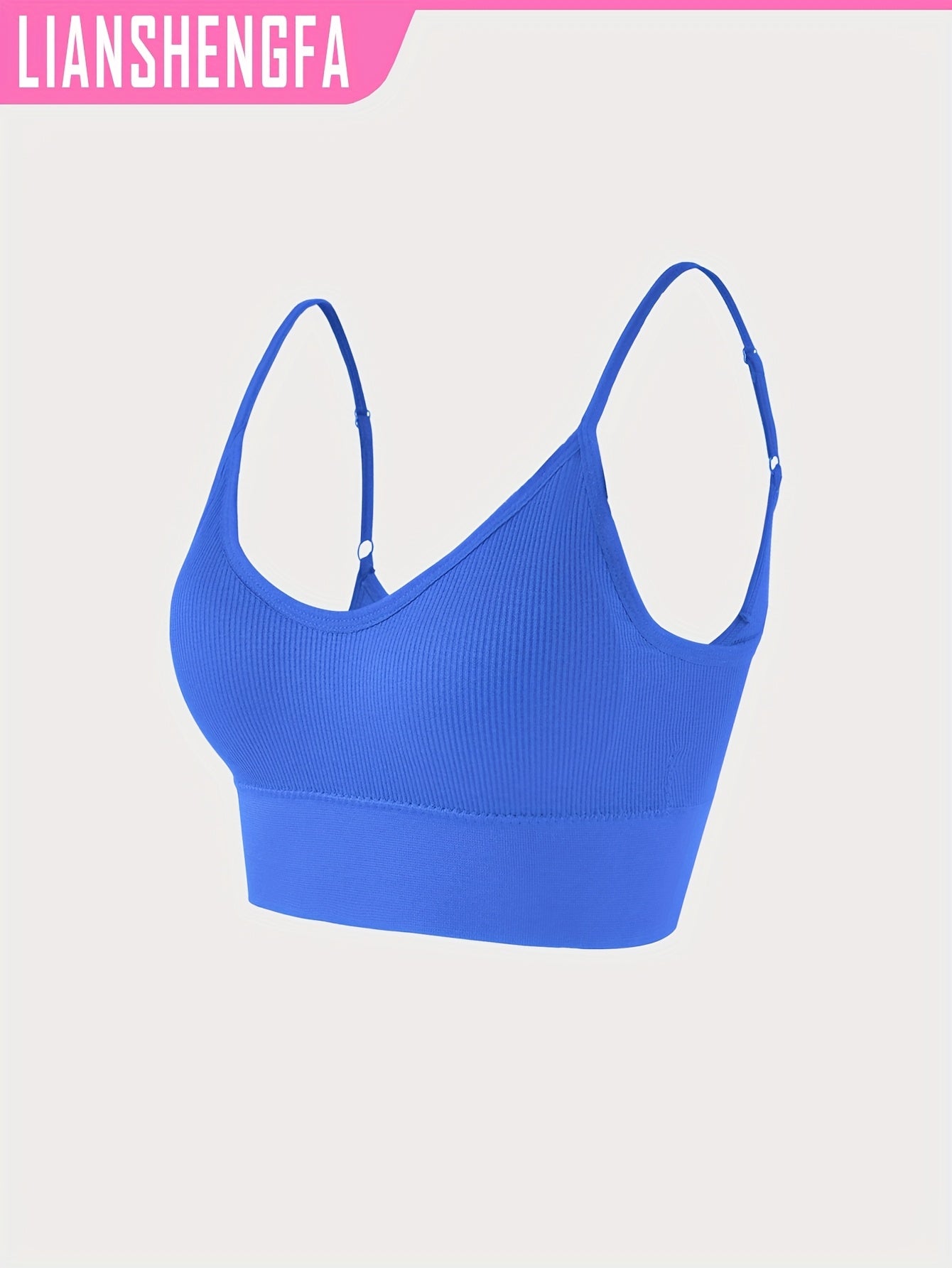 2026 New Classic Ribbed Backless Sports Bra - Seamless Yoga-Style Fitness Top
