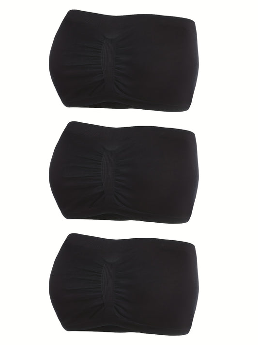 2026 New Non-Slip Strapless Cleavage-Enhancing Bra Set - 3-Piece Anti-Slip Multi-Way Bra Collection for Seamless Support