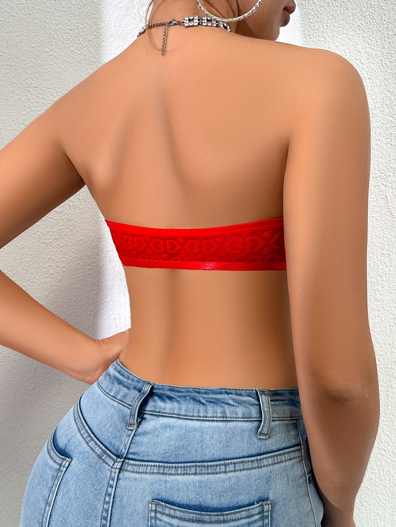 2026 New Pure Desire Front-Row Buckle Strapless Wrap Bra - One-Piece Seamless Long-Line Bandeau