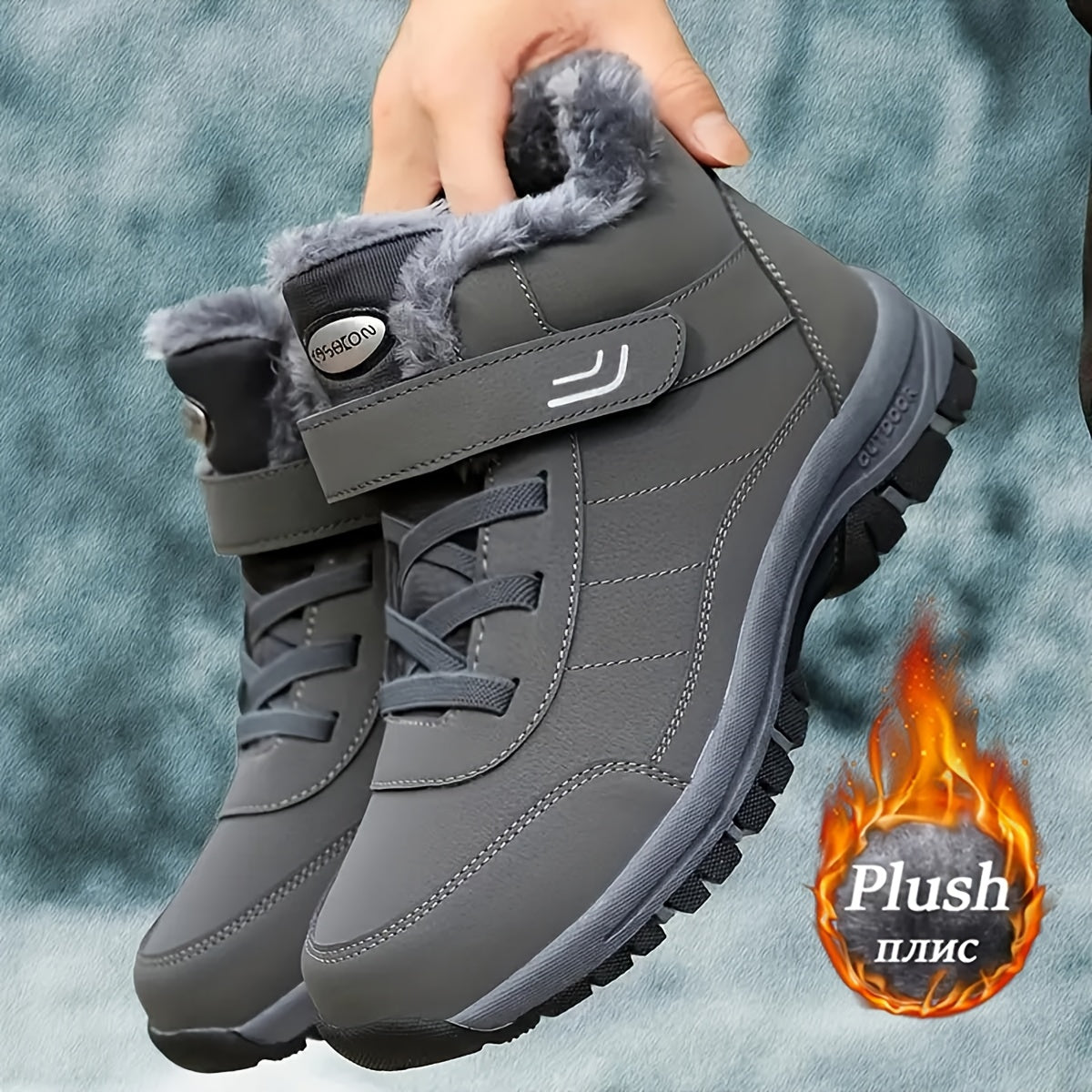 2026 New Unisex Couple-Style Winter Snow Boots - Arctic-Level Warmth High-Top Hiking & Walking Shoes