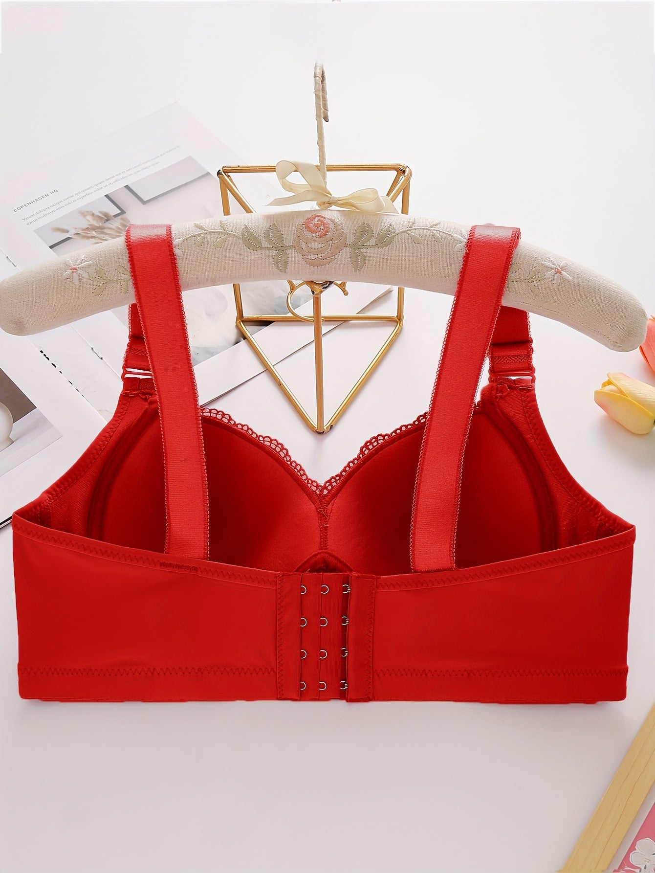 2026 New Elegant Tank-Style Wireless Minimizer Bra - Lifting & Anti-Sagging Support for Large Busts